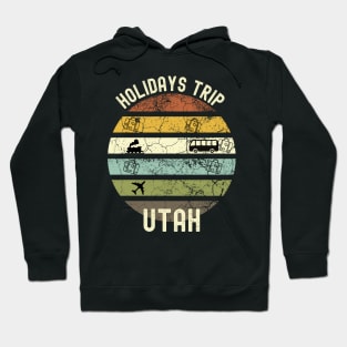 Holidays Trip To Utah, Family Trip To Utah, Road Trip to Utah, Family Reunion in Utah, Holidays in Utah, Vacation in Utah Hoodie